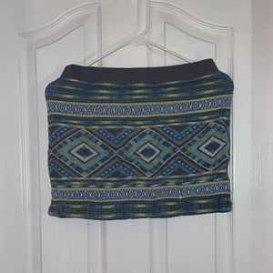 Tribal Mini Skirt